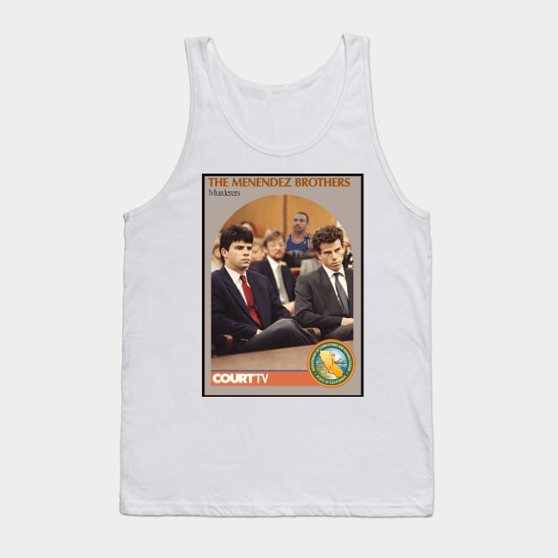 Menendez Brothers Basketball Card (Reversed with Mark Jackson) Tank Top by darklordpug